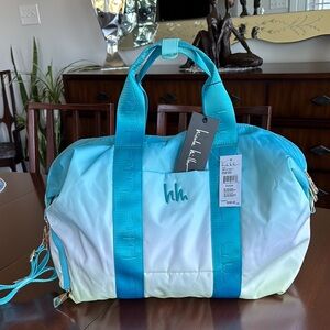Nicole Miller Duffel bag/sack/tote/travel bag, zip top,shoe compartment & more